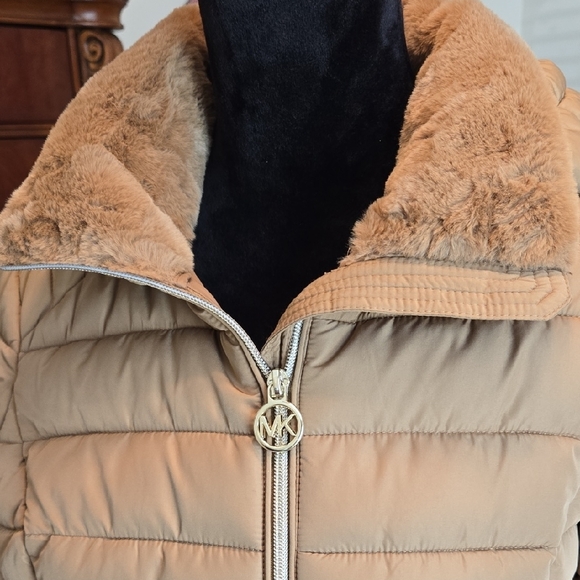 Michael Kors Beige Puffer Jacket - Picture 9 of 13
